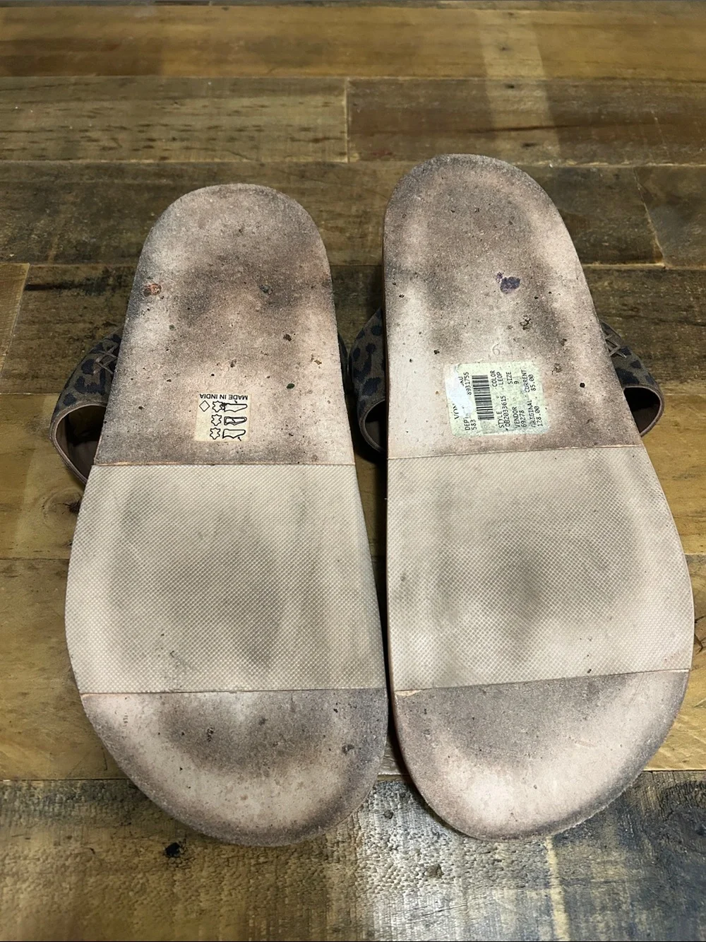 Free People Leopard Print Sandals